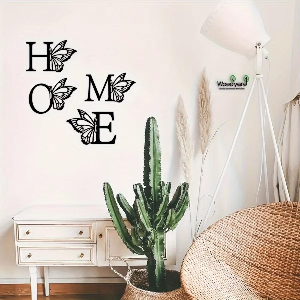 1 шт. Металлический знак с монограммой в виде бабочки - все буквы. Металлические — фото 6