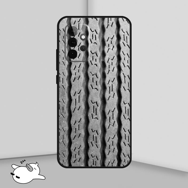 Custodia per Ruota con Battistrada per Samsung Galaxy A16 A06 A26 A36 A56 A53 A32 A52 A33 A13 A55 A35 A15 A14 A34 A54 A17
