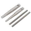 2PCS With Handle Tap Wrench Metal Material Wind Instrument Repair Tool  For Trumpet