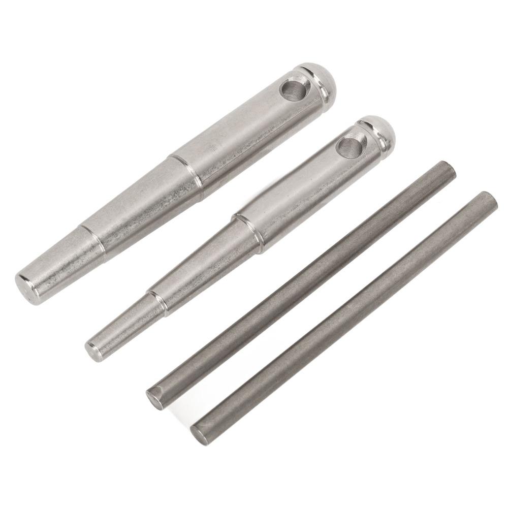 2PCS With Handle Tap Wrench Metal Material Wind Instrument Repair Tool  For Trumpet