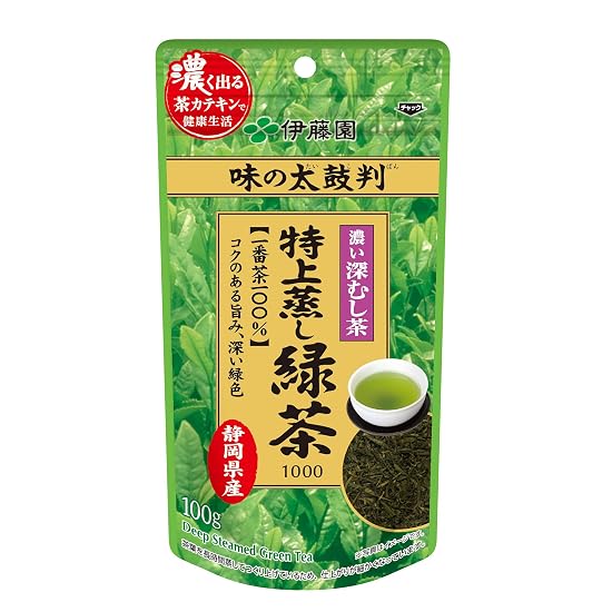 Ito En Premium Steamed Green Tea (100% First Flush) 100g 1000 Tea Leaves B005QK47HQ