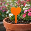 100PCS Waterproof Plant Growth Label Heart Shaped Nursery Markers  Garden Flower Pots