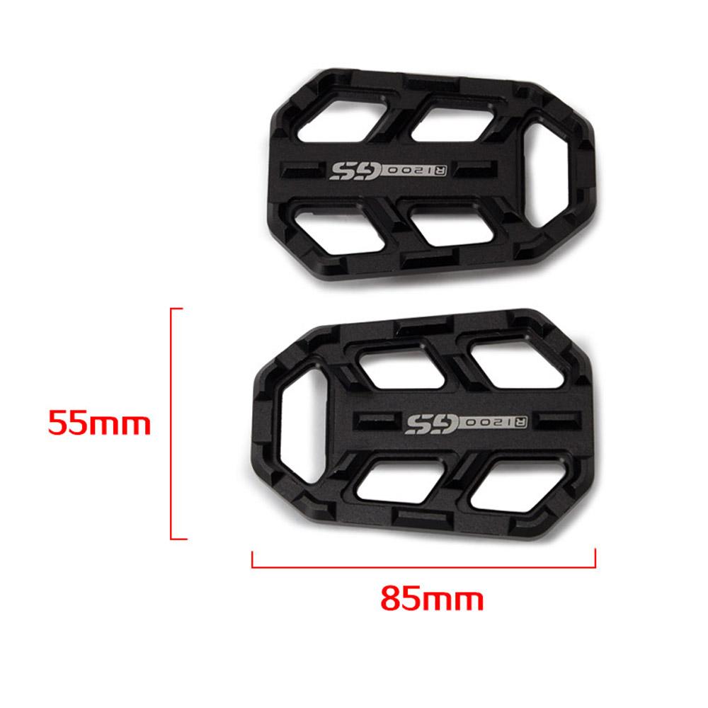 Motorcycle Foot Pegs Front Billet Wide Pedals Rest Footpegs Replacement for BMW R1200GS G310 2013 2018
