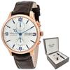 Edmond Chronograph Limited Edition White Dial Automatic H1886CHATPI Men's Watch With Gift Set