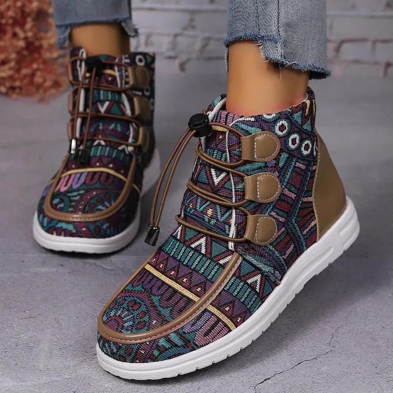 

Women Mixed Colors Round Toe Flat with Elastic Band Ladies Shoes 2024 Women s Shoes Ankle Women s Boots Plus Size Modern Boots 36 хакі