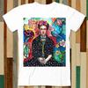 Frida Kahlo Birds Freedom Flowers Art Paint Passion Self Portrait T Shirt Adult Unisex Retro Design Tee Vintage Top A4929