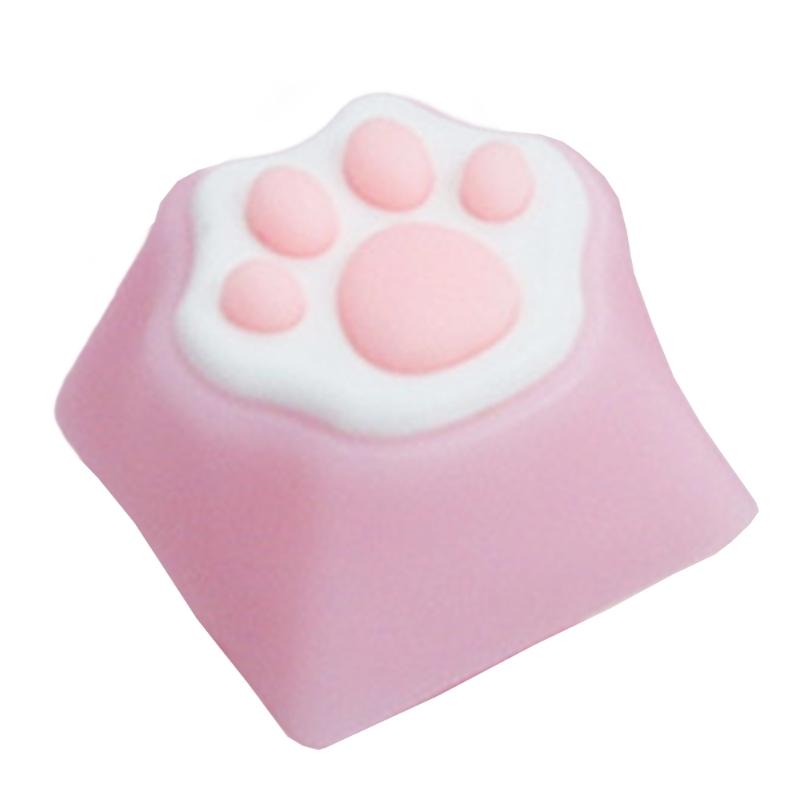 Kitty Paws CatPaw Handmade Customizeds Silicone Keycap for Switches Mechanical Keyboards