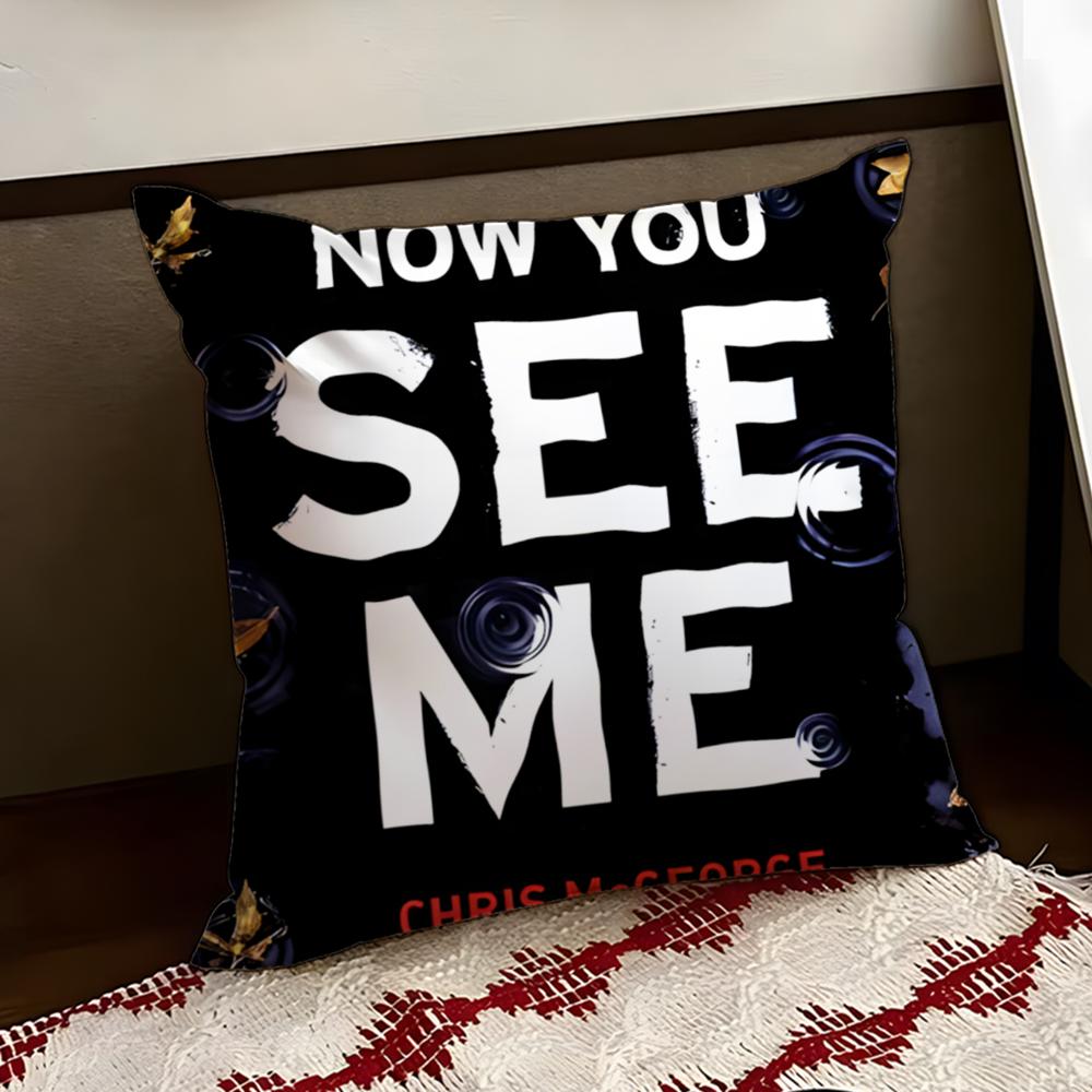 NNow You SSee Me Movie Cushion Cover Reversible Soft Durable Pillow Cover Home Car MultiScene Use for Daily Comfort