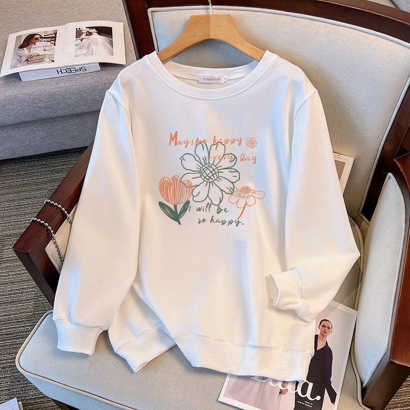 Plus Size Loose Fit Autumn Hoodie, Bust 150/160cm, Suitable for 200-350 Jin