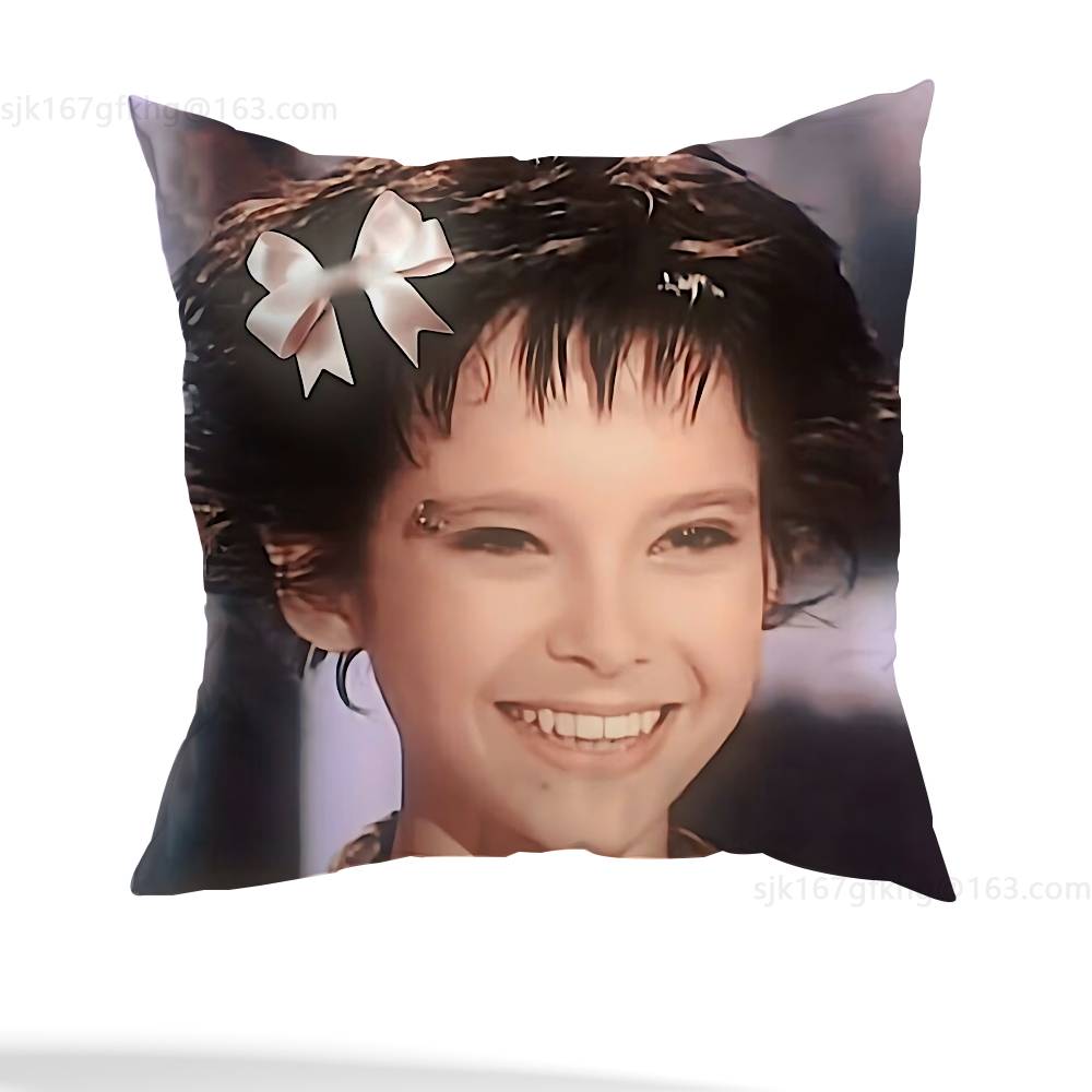 Federa Cuscino Quadrata Stampa Double-Sided Peluche Corto Copricuscino Divano Camera da Letto Comodino T-Tom Kaulitz Bill Kaulitz