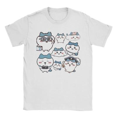 MINISO Chiikawa Y2k Vintage T Shirt Pure Tops Funny Women Unisex Short Sleeve Round Neck Tee Shirt Graphic T-Shirts