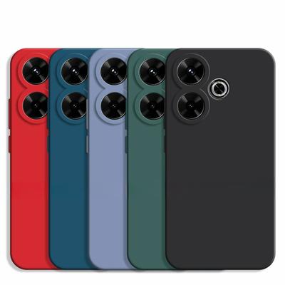 Für Xiaomi Poco M6 4G Fall Xiaomi Poco M6 4G Abdeckung TPU Stoßfest Flüssigsilikon Telefon Rückseite Für Xiaomi Poco M6