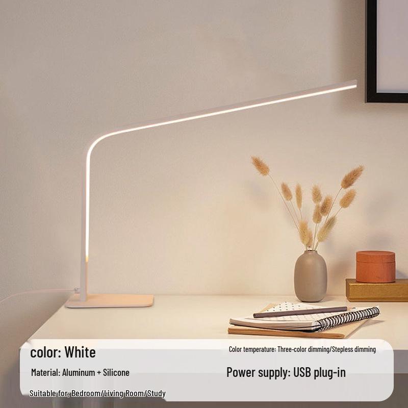 Creative Minimalist Table Lamp: Full Spectrum Eye Protection for Reading & Study