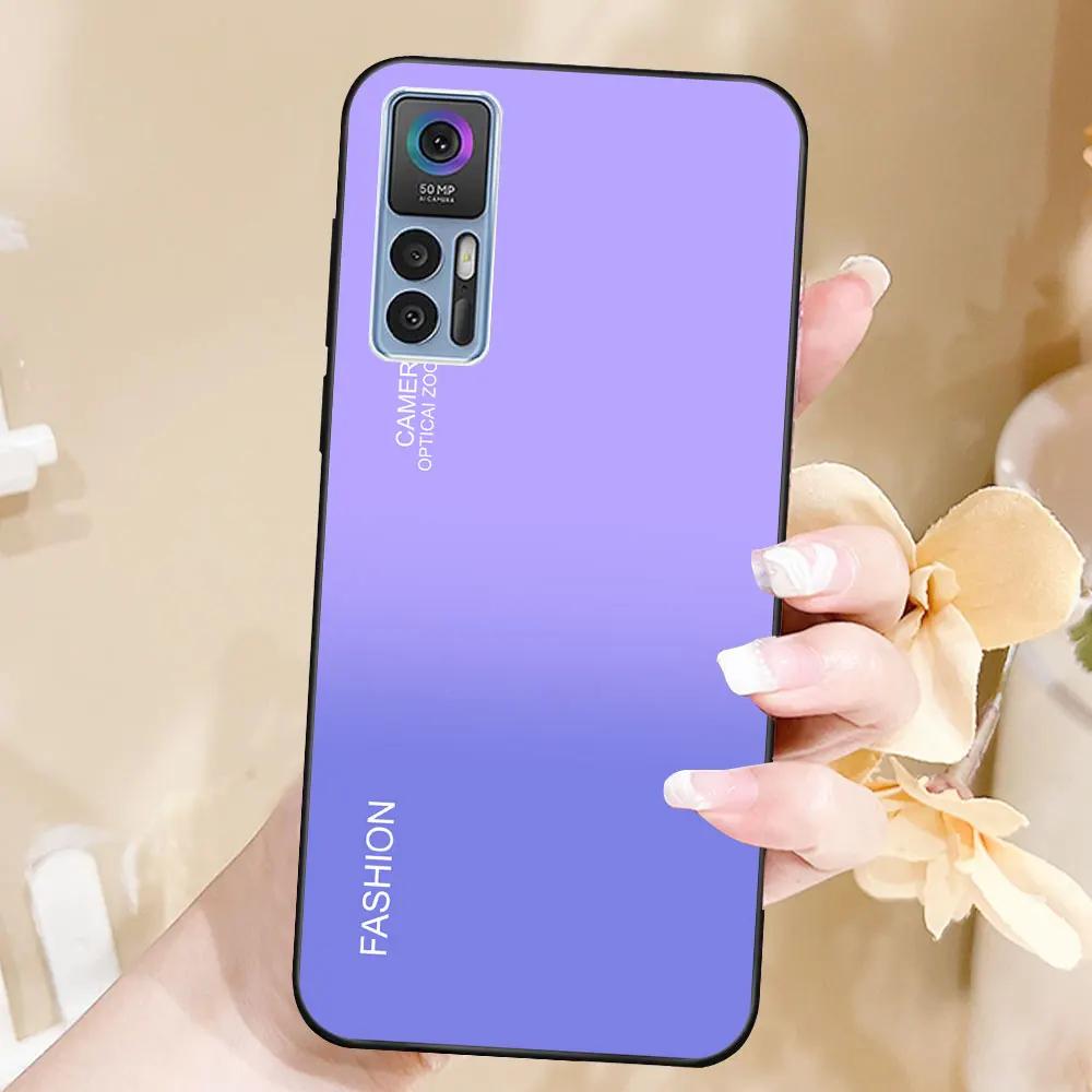 Case For TCL 30 5G Coque TCL 30 Plus TPU Soft Silicone Fashion Phone Funda For TCL 30 Plus Back Cover Case Luxury Capa Bumper