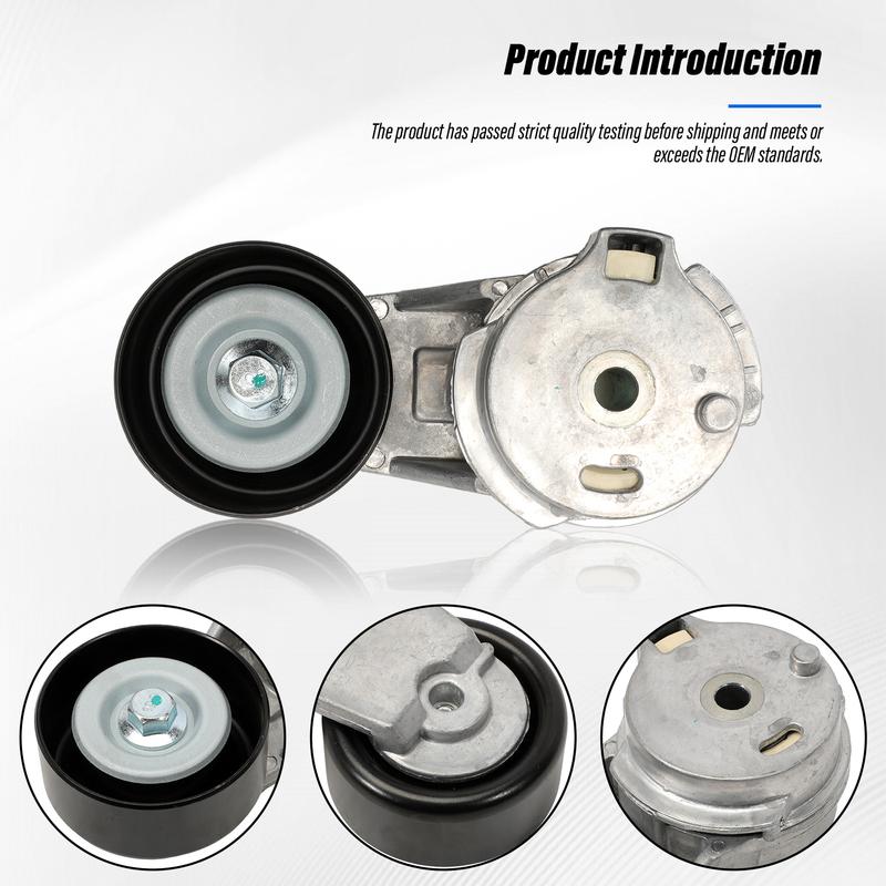 90K-38178A Drive Belt Tensioner Pulley Kit Fit for I-280/i-350 2006, I-290/i-370 2007-2008 Replaces 45547