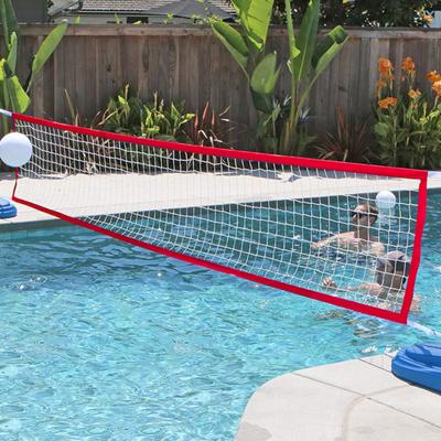 Pool Volleyball Net Replacement Portable 15 X 3ft Volleyball Net for Adult Water Game Outdoor Backyard Swimming Pool Beach Party