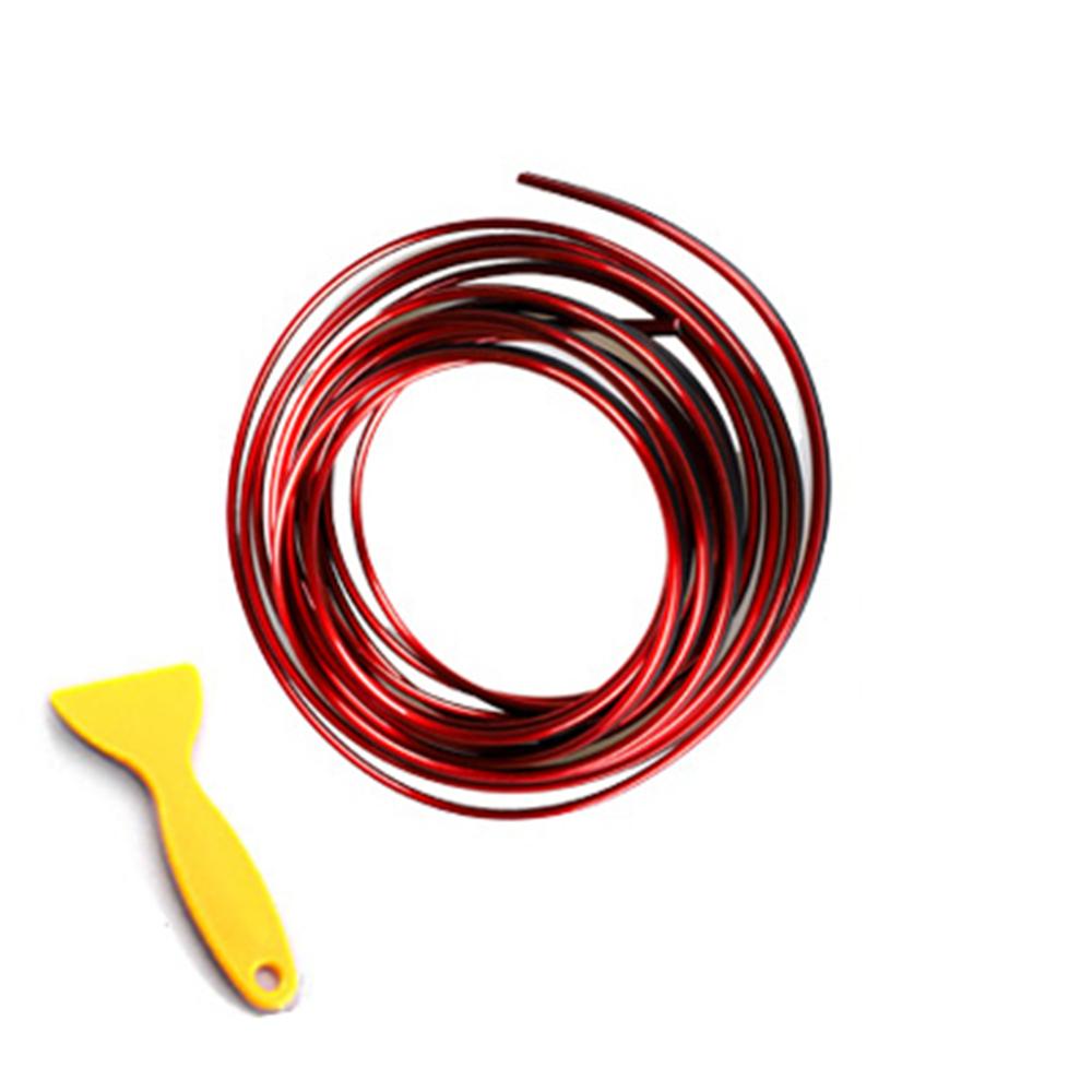 

Универсальные 5 м украшения для автомобиля, гибкие полоски, внутренние авто молдинги, накладка на крышку автомобиля, отделка приборной панели, край двери, автомобильный Стайлинг 5M