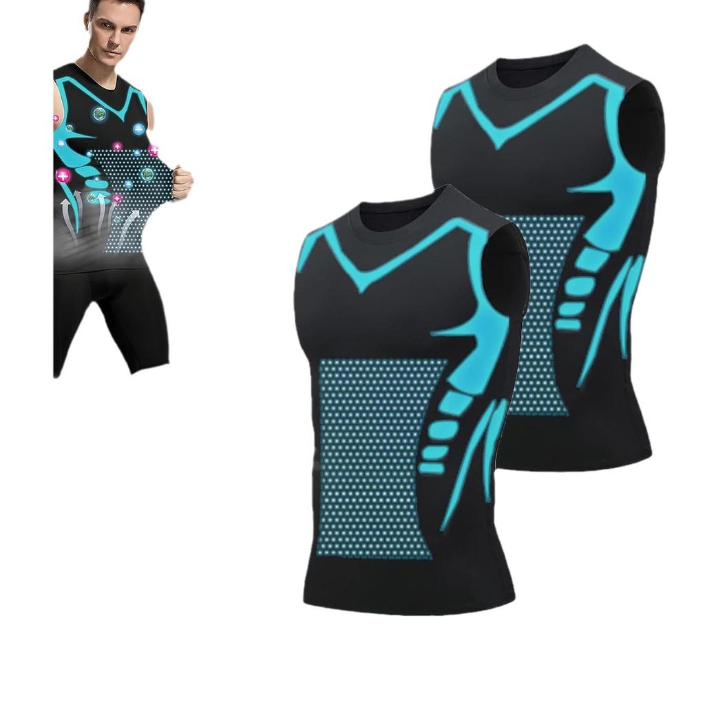 Herren Schnelltrocknende Elastische Sportweste - Atmungsaktiv, Schweißableitend für Outdoor-Laufen und Fitness