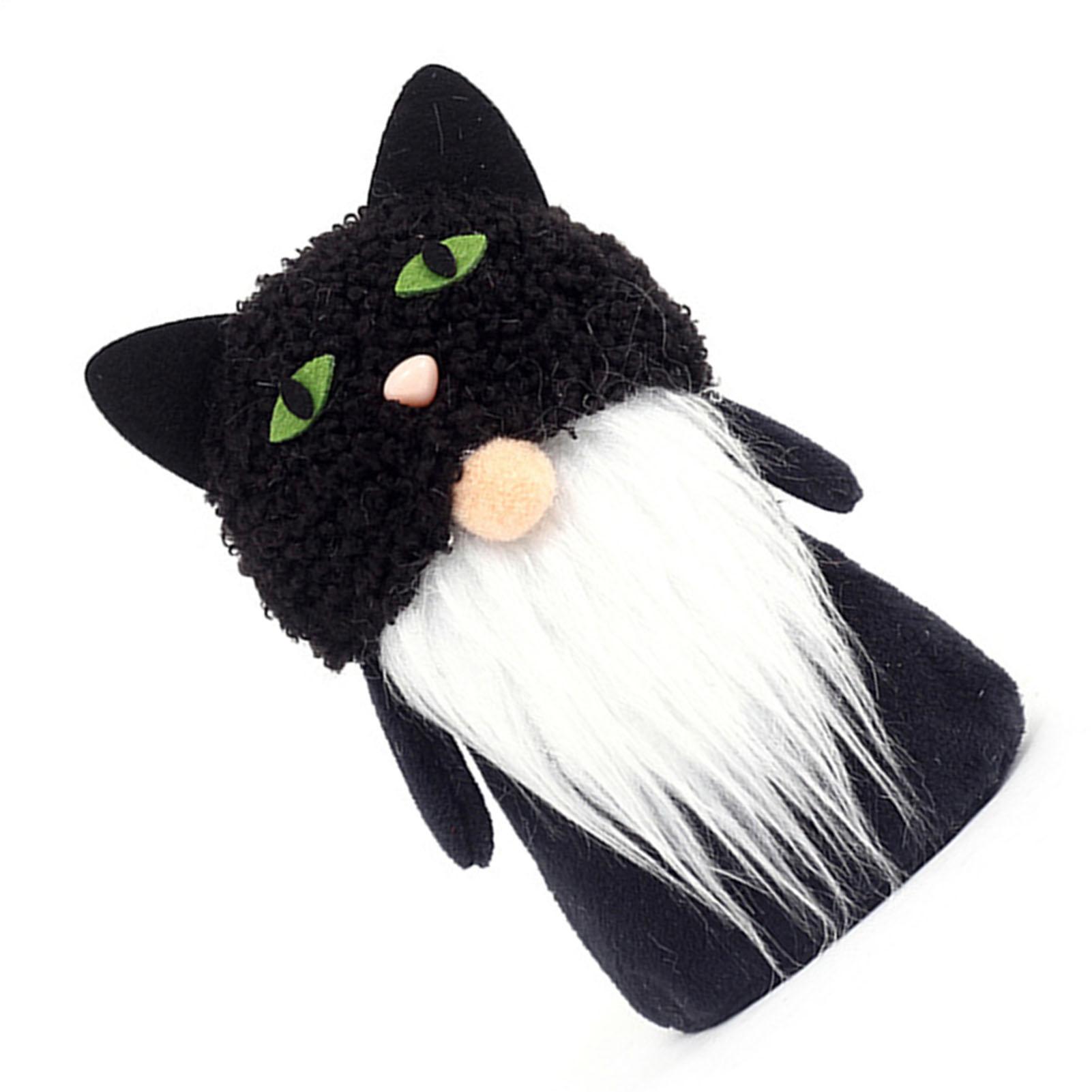 

Безликая кукла плюшевая, яркие цвета, мягкая шелковая ткань, стабильная, изысканная, подходящего размера, мягкая кукла для 5.1x3.0x2.4in чёрный