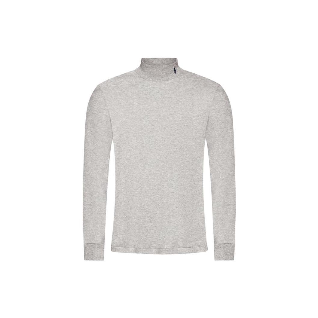 

Polo Ralph Lauren Однотонный с воротником-стойкой Повседневный свитшот с длинным рукавом Мужской свитшот Серый 710849518-004 XXL