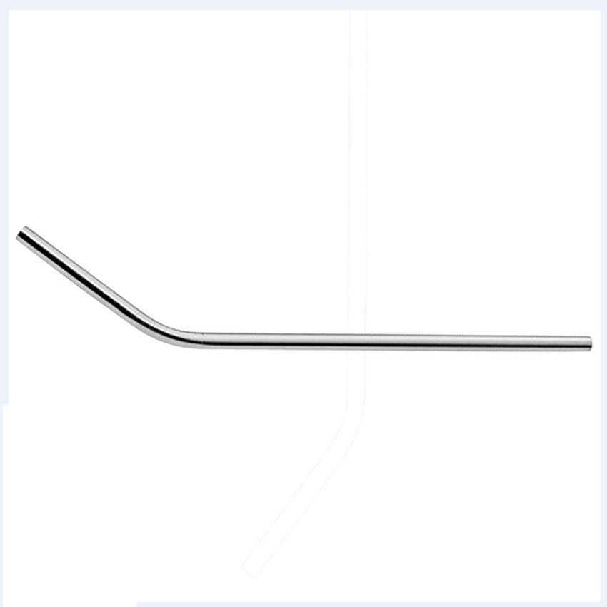 A20F-3 Pcs Reusable Stainless Steel Metal Drinking Straw Reusable Straws + 1 Cleaner Brush Kit