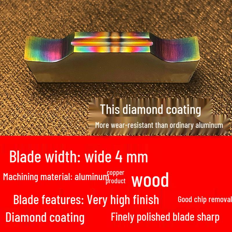 CNC Nut- und Abstechklingen: Edelstahl mggn/mgmn300/400 Einsätze
