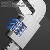 High Torque Adjustable Spanner Right Angle Wrench With Large 9.8cm Jaw Capacity, Nonslip Handle For Accurate Tightening