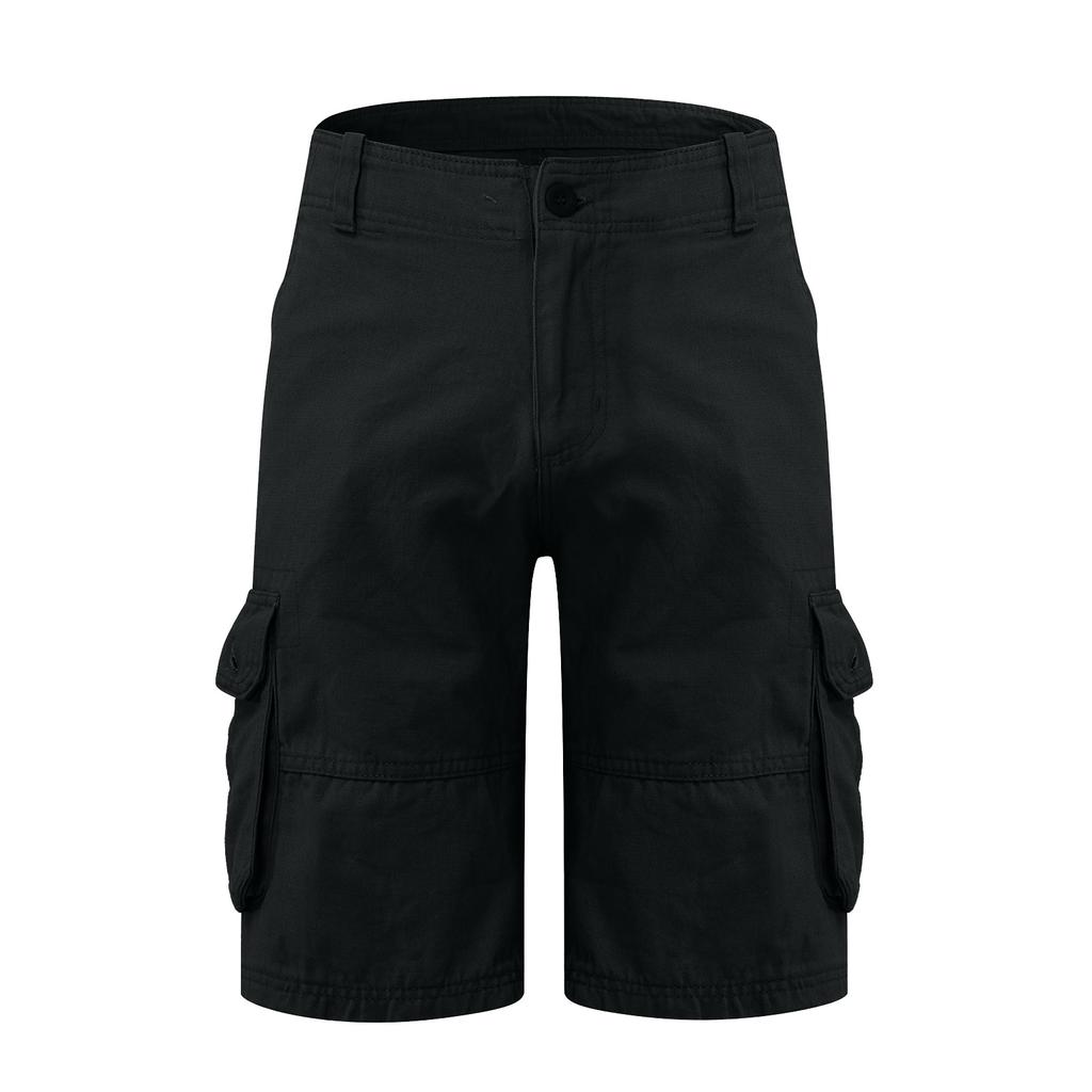 Men's Fashion Loose Casual Outdoor Shorts Multi Pocket Color Cargo Pants