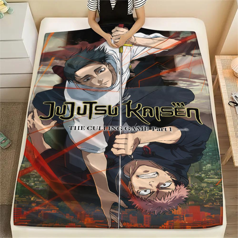 

Jujutsu Kaisen Character Group Blanket, Soft Throw for Bedroom, Perfect Gift for Jujutsu Kaisen Fans.chl 75x90cm