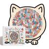 Cat Puzzle Toy Wooden Special-Shaped Puzzle Model Decompression Puzzle Handmade Puzzle