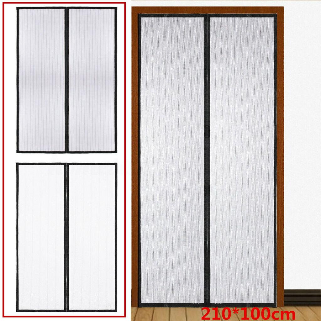 Porta zanzariera in rete premium con chiusura automatica a calamite Magic Mesh per bloccare animali domestici, insetti, zanzare e mosche