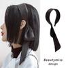 Solid Color Bow Headband Korean Style Hair Hoop All-match Ribbon Hair Band  Decoration