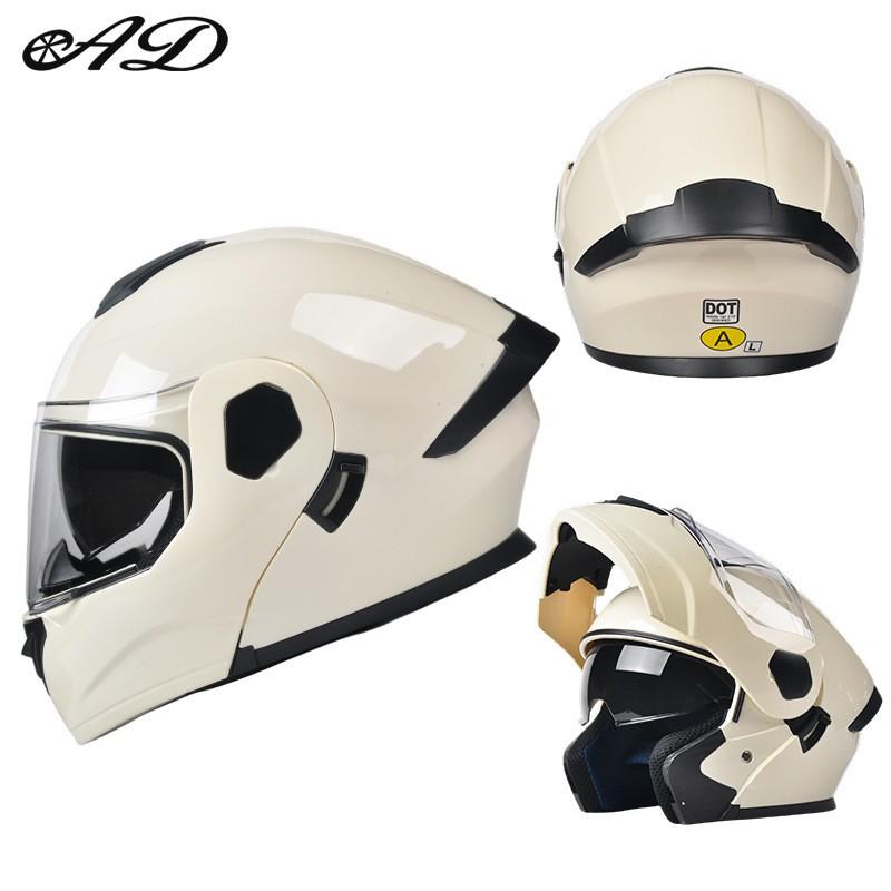 DOT CCC Certified Full Face Modular Motorcycle Helmet With Dual Visors All Season Unisex Riding Gear