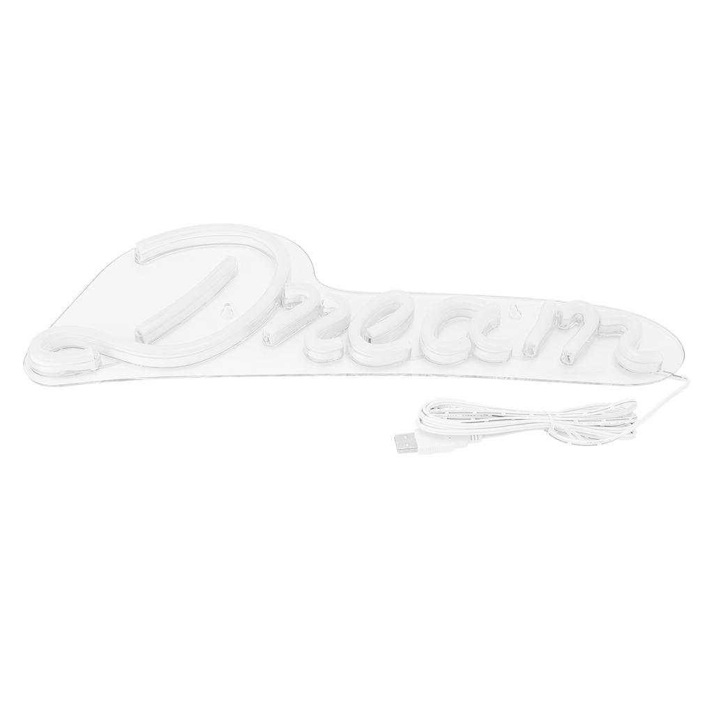 LED Neonlampe Einzigartiges USB-betriebenes Wand-Neonschild Party Feiertag Schlafzimmerdekoration Blau