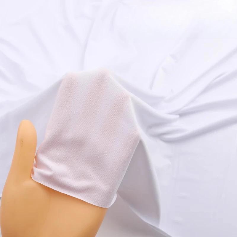 100x175cm Stretch Elasticity Ice Silk Fabric Four Sided Sun Protection Clothing Sleepwear Dresses Handmade DIY Clothing Fabric