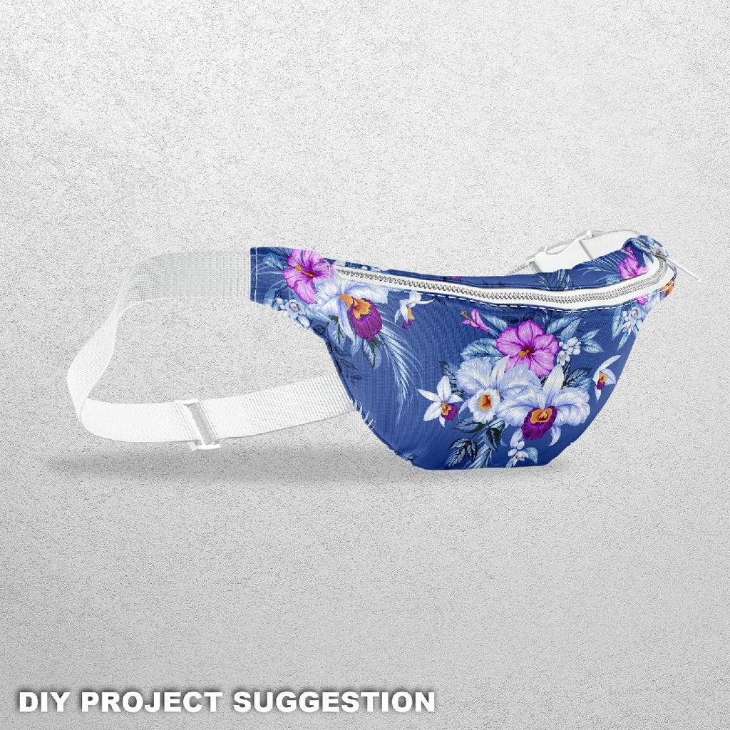 Outdoor Dekostoffe Oxford - Motiv Blumensträuße Auf Blauem I Dx327
