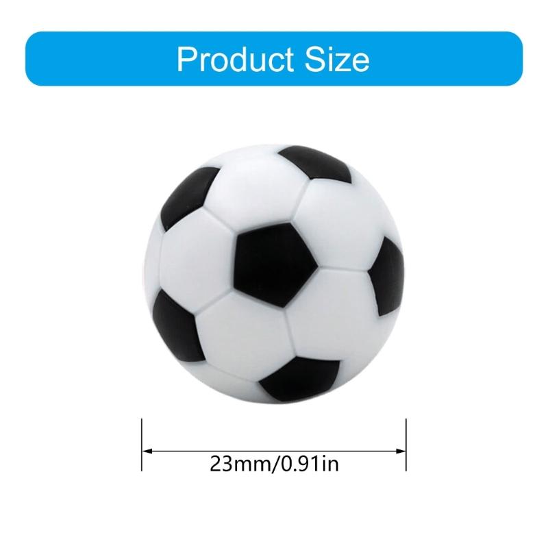 Pack of 6 Replacement Table Footballs 23mm Resin Foosball Balls for Foosball Game Accessories Quality and Light Weight