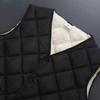 IELGY Nuevo Chaleco para hombre, chaleco informal de algodón grueso de doble capa acolchado de terciopelo y calidez, chaleco