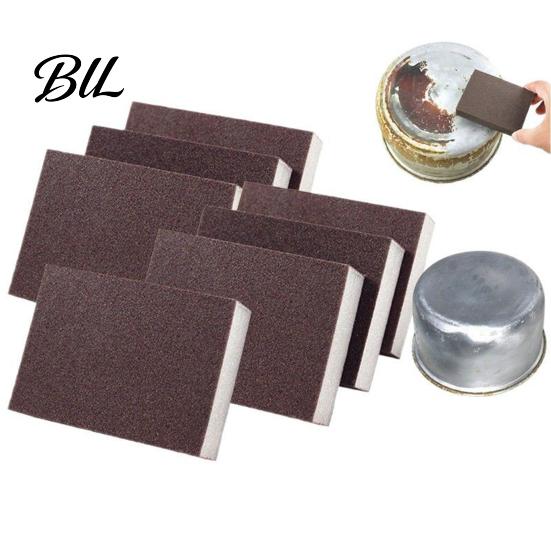 Cleaning Sponge Multi-Functional Scrub Pad Kitchen Pots Stoves Bathroom Household Scrubber Tiles Shoe Stains Rust Removal Black Dirt Remover
