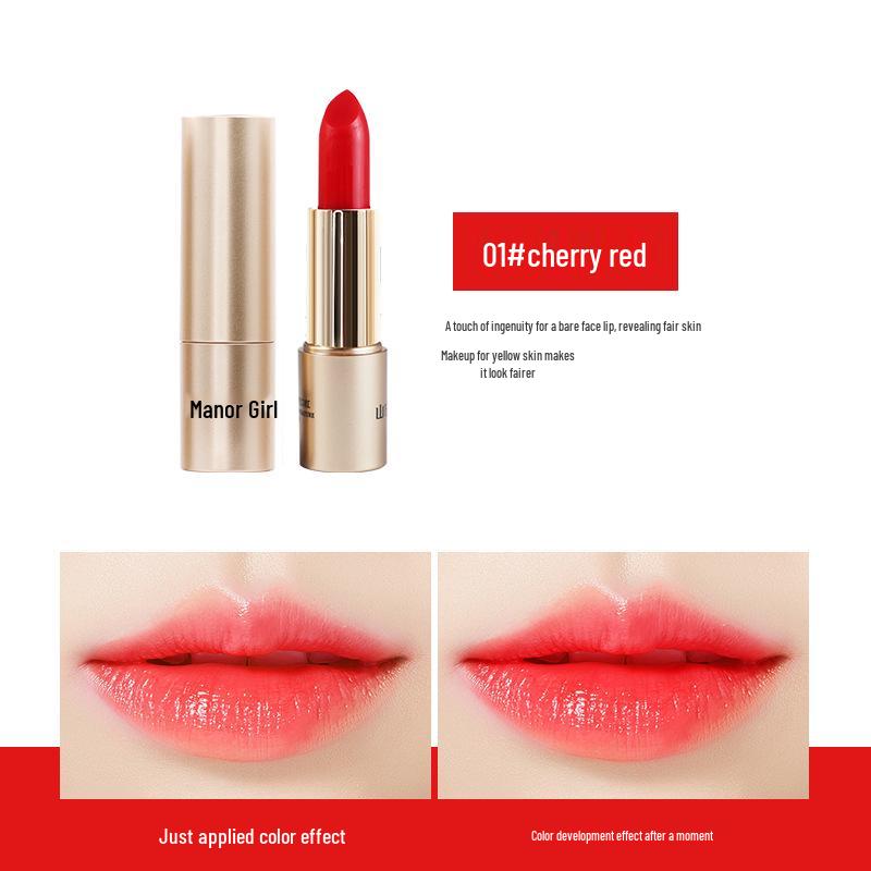 

Mountain Village Temperature-Changing Lipstick - Gold Tube Color-Changing Lip Balm