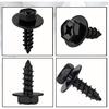 20PCS Bumper Cover Splash Shield Mud Guard Screw Bolt, Car Fender Liner Bolts, 90159-60498 Hex Head Screw Bolts, Car Fender Bumper Retainers
