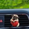 Clip de ventilation de voiture en acrylique Carlin 2D Drôle Porte-désodorisant