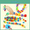 Stringing Bead Children Educational Toy Plastic Materials Fine Development Play
