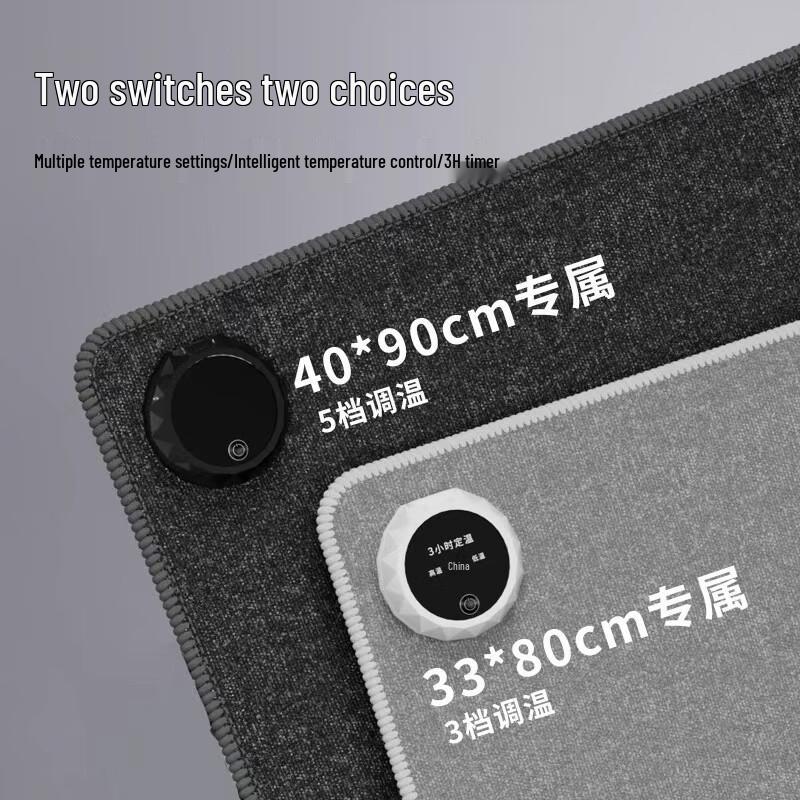 Heated Cotton Linen Desk Mat