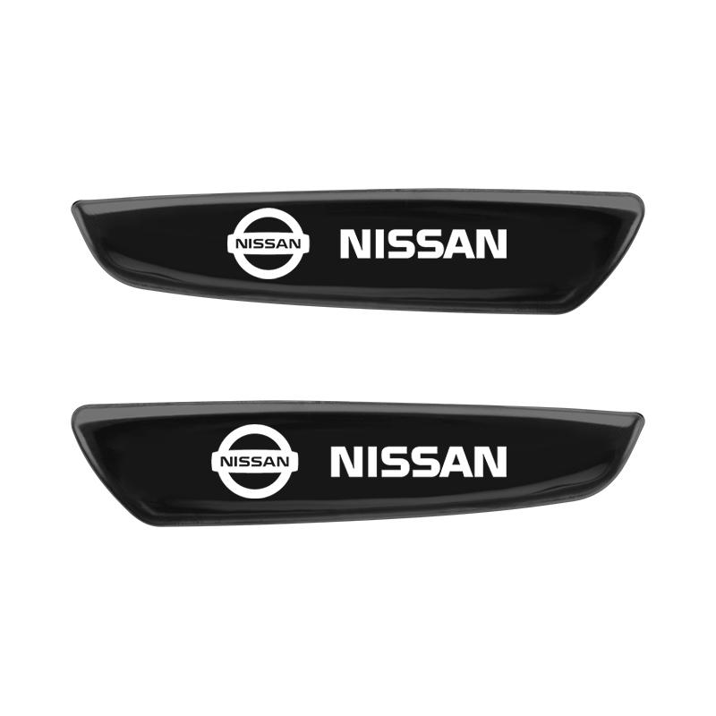 2 Pcs Car Sticker Designs Car Logo Badge Stickers for Nissan X-trail Qashqai Note Juke Sentra Patrol Leaf Car Stickers