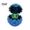 Home Decor Dragon Egg 3D Printed Ornament Vibrant Color Small Size Stress Relief Fidget Toy Adorable Cartoon Statue Sculpture