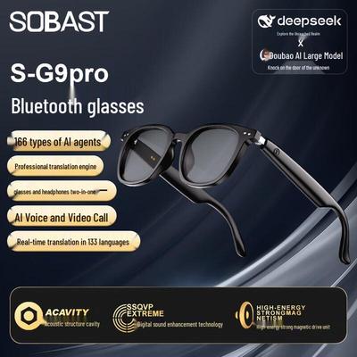 SE SOBAST AI Lunettes Audio Bluetooth Intelligentes