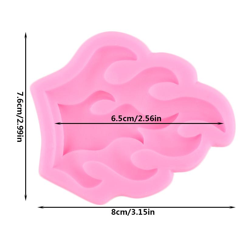 

Силиконовая форма с пламенем, форма для сахарного ремесла, инструменты для украшения торта из мастики, шоколадная мастика, конфеты, смола, глина, формы для выпечки кексов чёрный