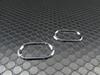 BRIGHTZ Chrome Side Marker Rings Type A for Mira Gino L700S/L710S [SID-RIN-048] (Part Number 16154)