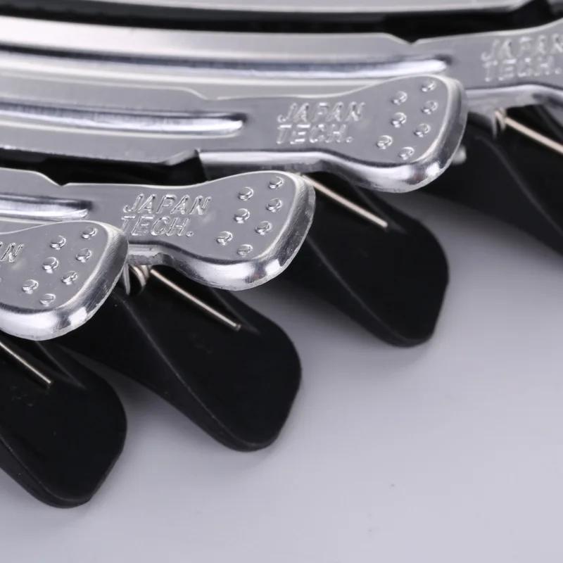 6pcs Alligator Hair Clips Salon Hairdressing Clamps Clips Rubber Hair Sectioning Clip Crocodile Hairpin Hair Styling Accessories
